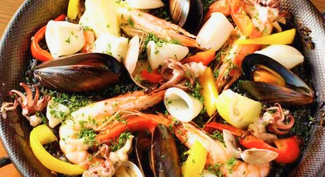 画像：パエリア